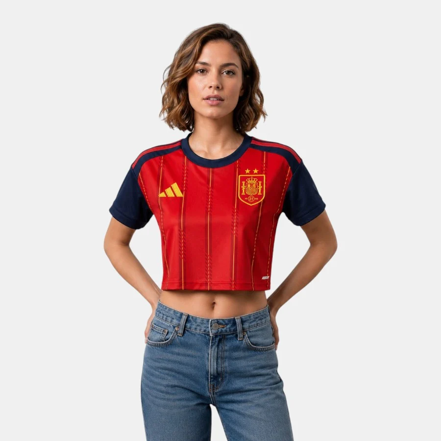 Maillot Top Femme Espagne Domicile 2026 2027 2 étoiles (1)