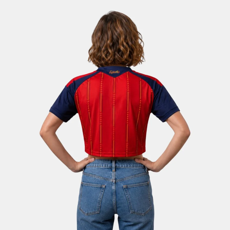 Maillot Top Femme Espagne Domicile 2026 2027 2 étoiles (2)