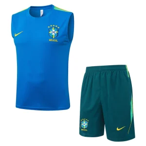 Debardeur Short Bresil 2026 2027 Bleu Ciel