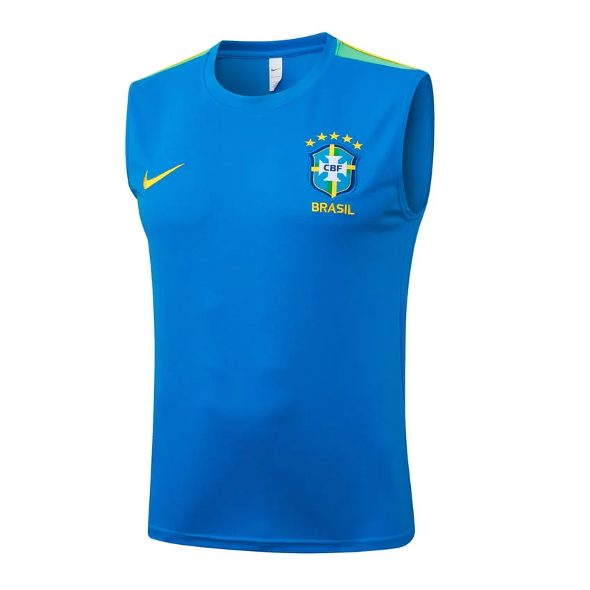 Debardeur Short Bresil 2026 2027 Bleu Ciel
