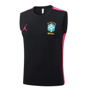 Debardeur Short Bresil 2026 2027 Noir Rouge