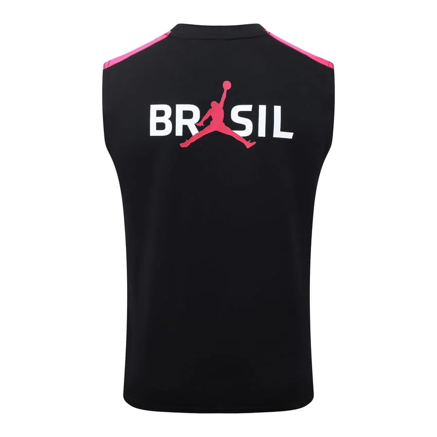 Debardeur Short Bresil 2026 2027 Noir Rouge