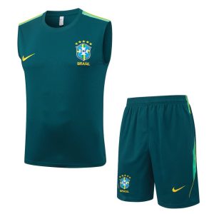 Debardeur Short  Bresil 2026 2027 Vert Foncé