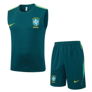 Debardeur Short  Bresil 2026 2027 Vert Foncé