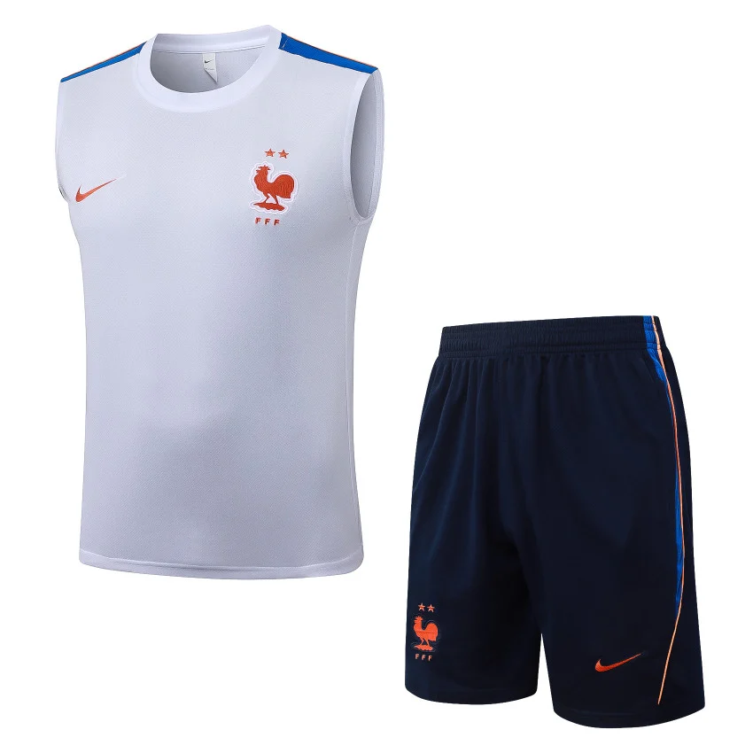 Debardeur Short Equipe de France 2026 2027 Blanc