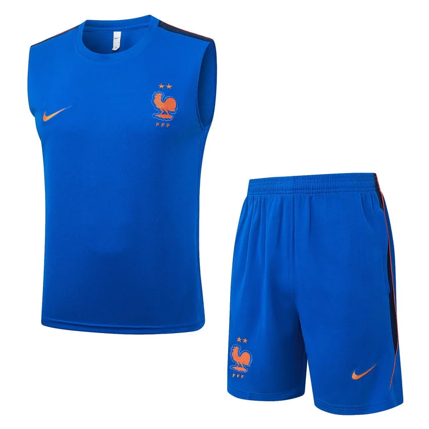 Debardeur Short Equipe de France 2026 2027 Bleu Clair
