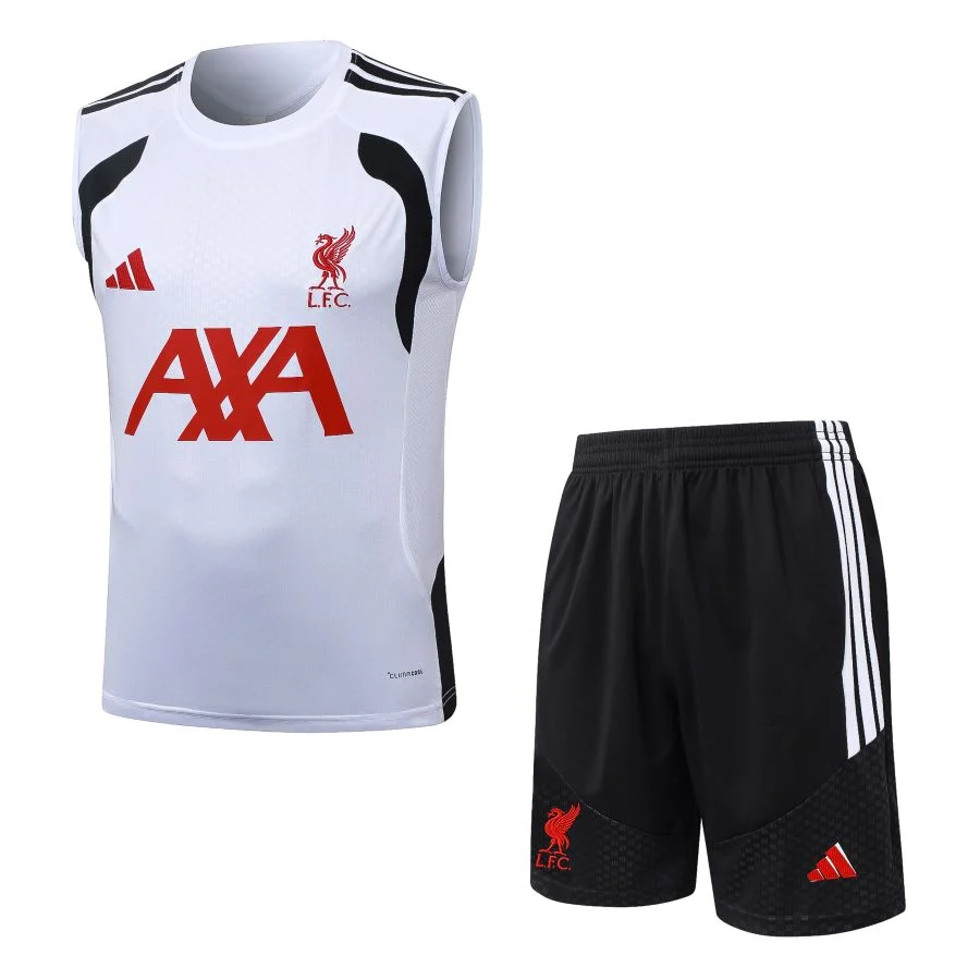 Debardeur Short Liverpool 2026 2027 Blanc Noir (1)
