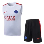 Debardeur Short PSG 2026 2027 Blanc Rouge