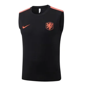 Debardeur Short Pays Bas 2026 2027 Noir Orange