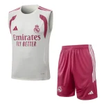 Debardeur Short Real Madrid 2026 2027 Beige Rouge