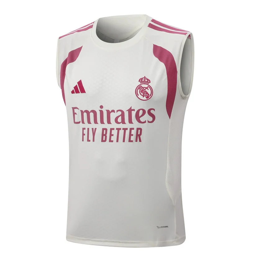 Debardeur Short Real Madrid 2026 2027 Beige Rouge