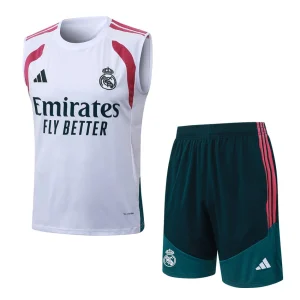 Debardeur Short Real Madrid 2026 2027 Blanc Rouge
