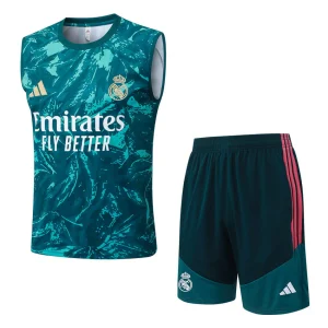 Debardeur Short Real Madrid 2026 2027 Vert Nuit