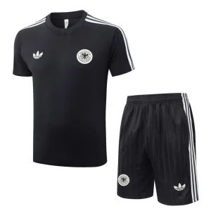 Ensemble Maillot Short Allemagne 2026 2027 Noir Blanc