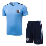 Conjunto de camiseta y pantalón corto de Inglaterra 2026/2027 - Azul celeste