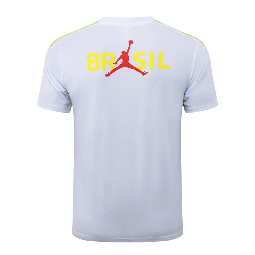 Ensemble Maillot Short Bresil 2026 2027 Blanc