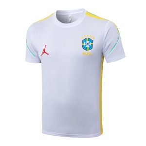 Ensemble Maillot Short Bresil 2026 2027 Blanc