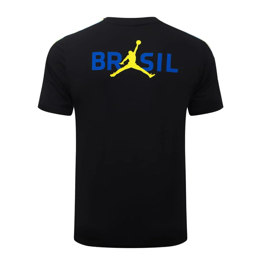 Ensemble Maillot Short Bresil 2026 2027 Noir Jaune
