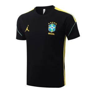 Ensemble Maillot Short Bresil 2026 2027 Noir Jaune