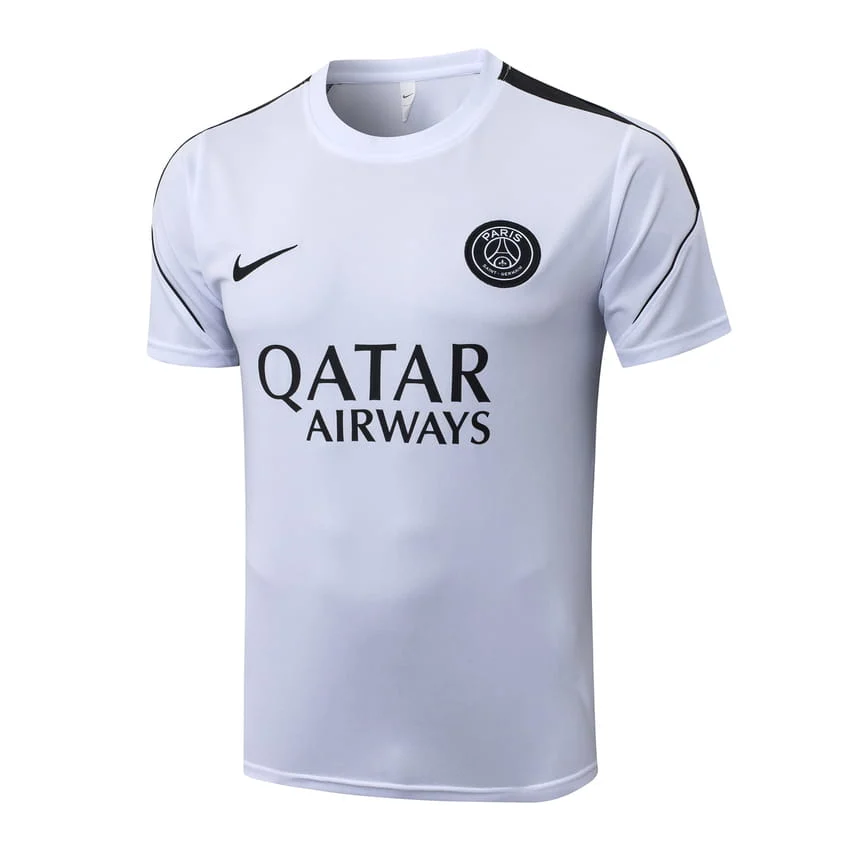 Ensemble Maillot Short PSG 2026 2027 Blanc Noir