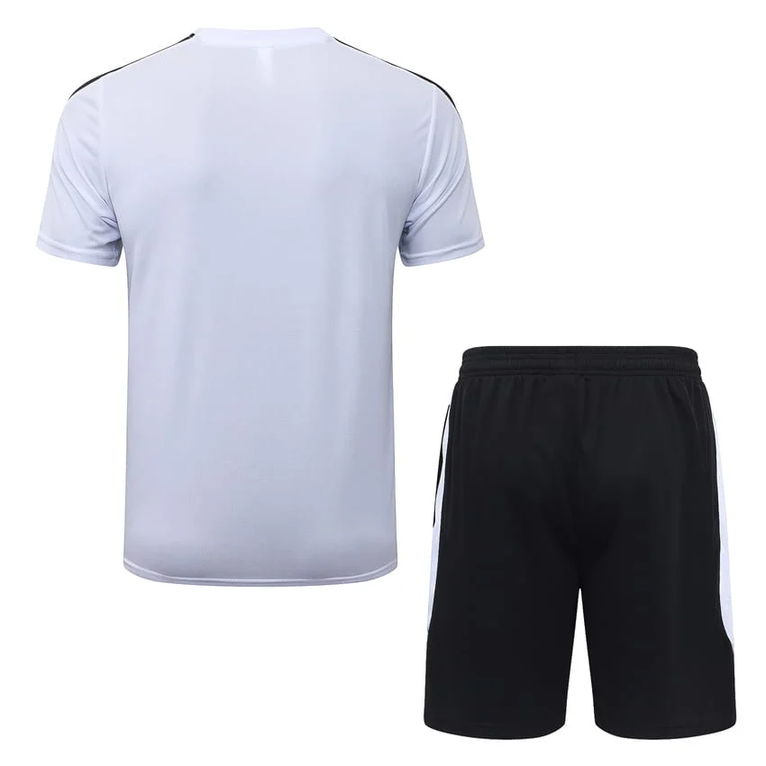 Ensemble Maillot Short PSG 2026 2027 Blanc Noir