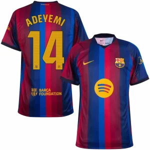 Maillot Barca Domicile 2026 2027 Adeyemi (1)