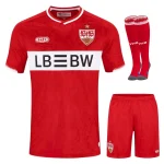 Maillot Kit Enfant Stuttgart Exterieur 2026 2027 Rouge (1)