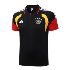 Survetement Allemagne Polo 2026 2027 Noir Rouge