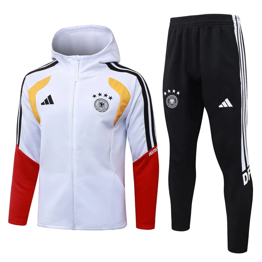 Survetement Allemagne Sweat 2026 2027 Blanc Rouge