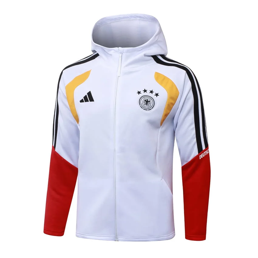 Survetement Allemagne Sweat 2026 2027 Blanc Rouge