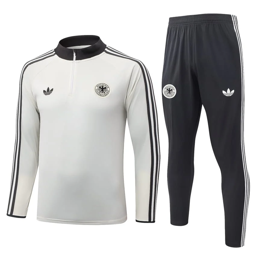 Survetement Allemagne Training 2026 2027 Blanc Cassé