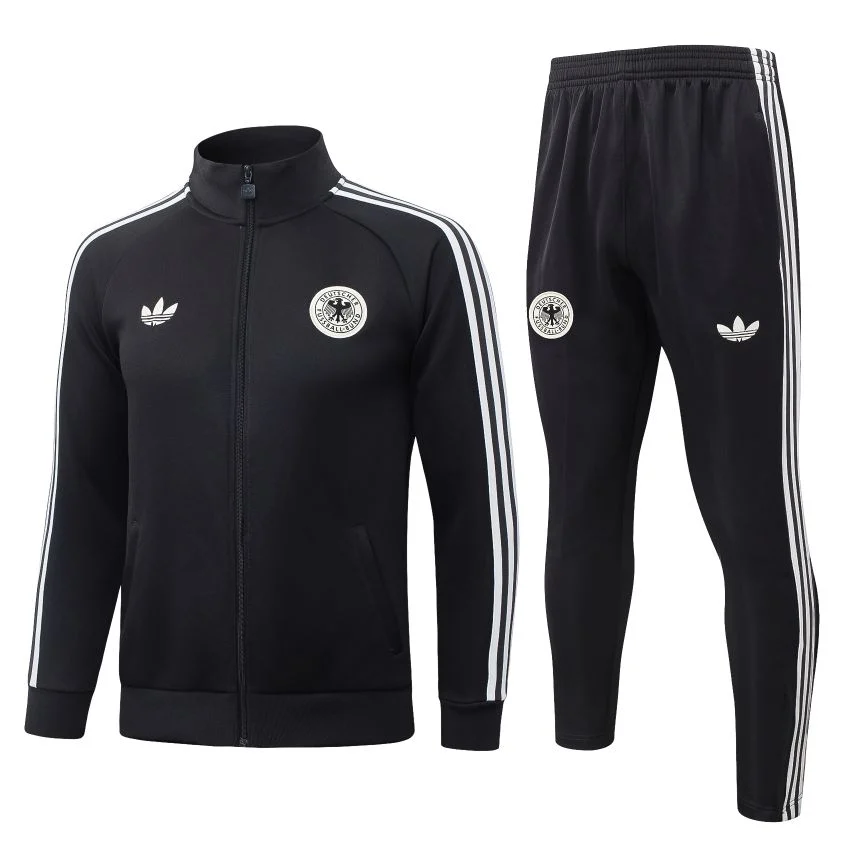 Survetement Allemagne Veste 2026 2027 Noir Blanc