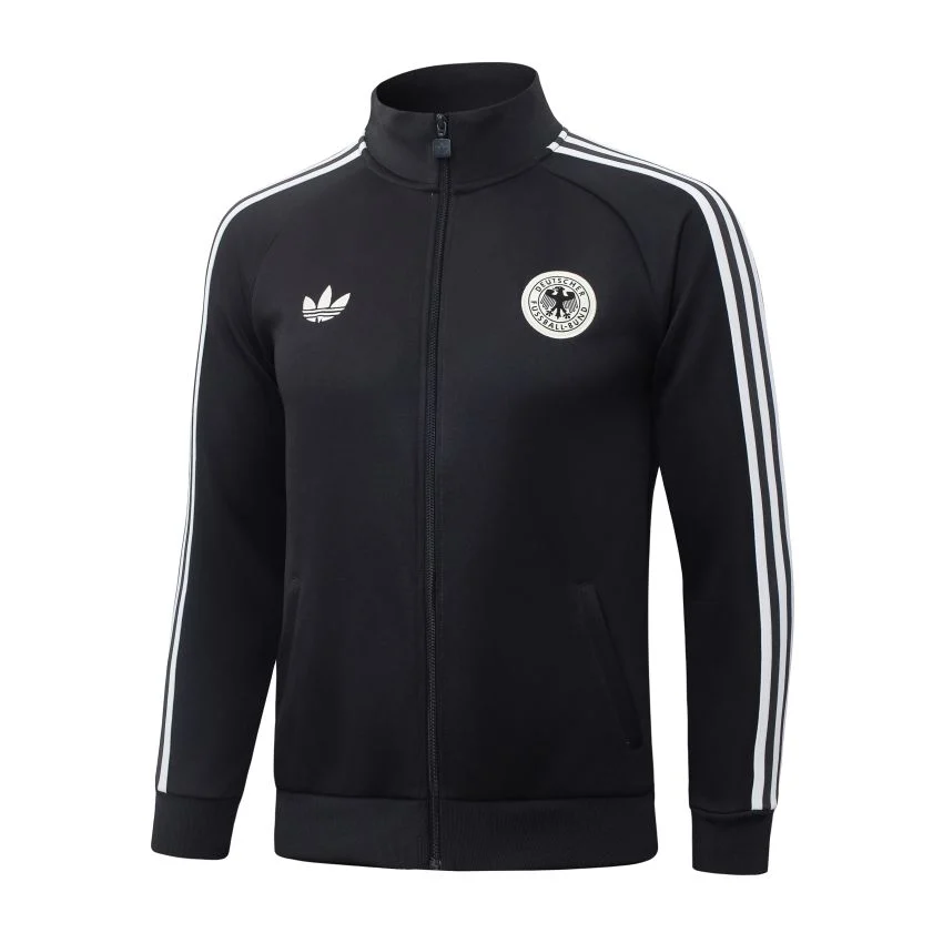 Survetement Allemagne Veste 2026 2027 Noir Blanc