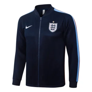 Survetement Angleterre Veste 2026 2027 Bleu Marine (4)