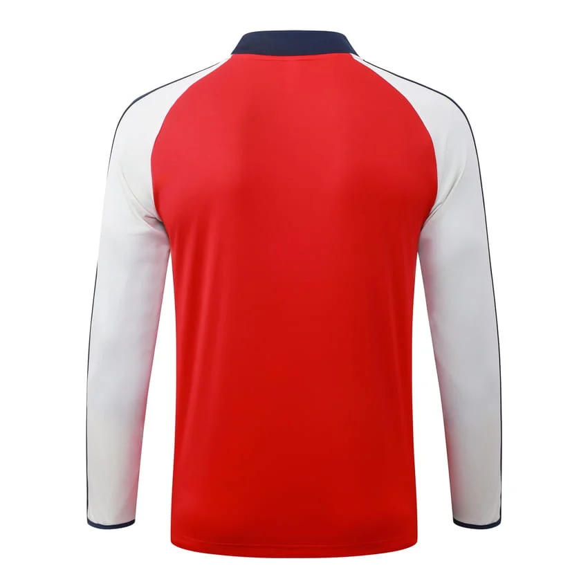Survetement Arsenal Training 2026 2027 Rouge Blanc