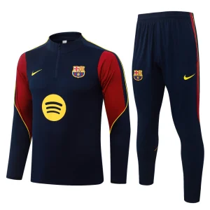 Survetement Barca Training 2026 2027 Bleu Nuit