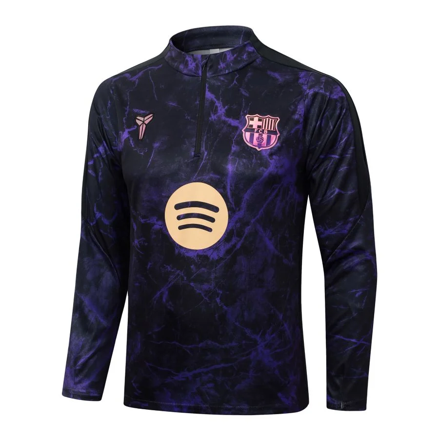 Survetement Barca Training 2026 2027 Noir violet (4)