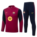 Survetement Barca Training 2026 2027 Rouge Foncé