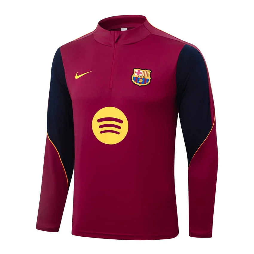 Survetement Barca Training 2026 2027 Rouge Foncé