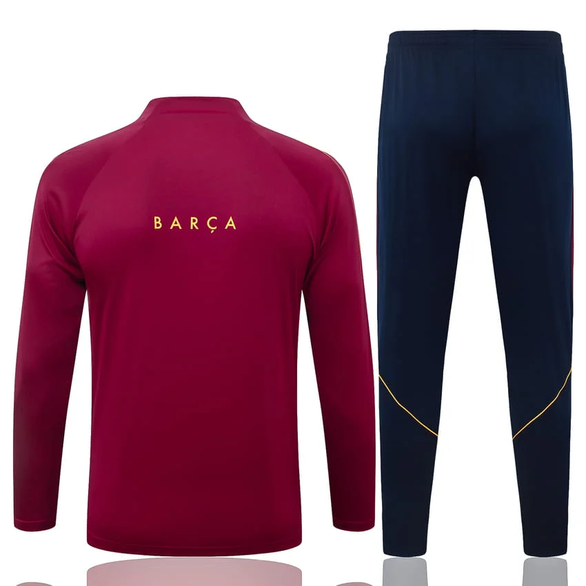 Survetement Barca Training 2026 2027 Rouge Foncé