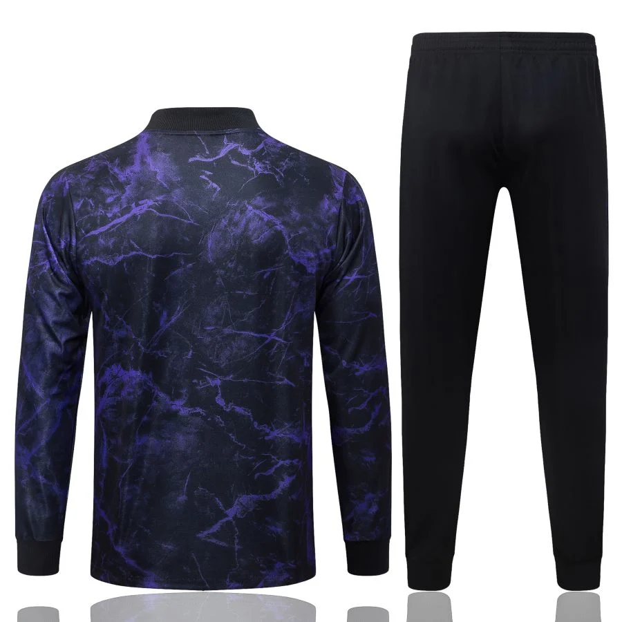 Survetement Barca Veste 2025 2026 Noir Violet (2)