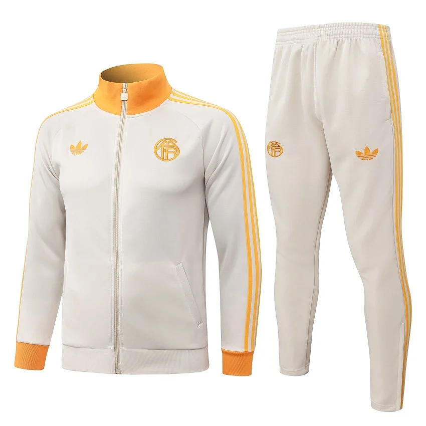 Survetement Bayern Munich Veste 2026 2027 Beige Orange