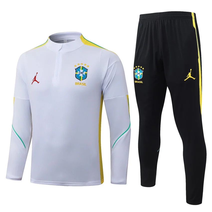 Survetement Bresil Training 2026 2027 Blanc
