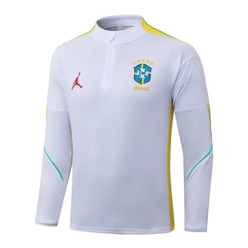 Survetement Bresil Training 2026 2027 Blanc