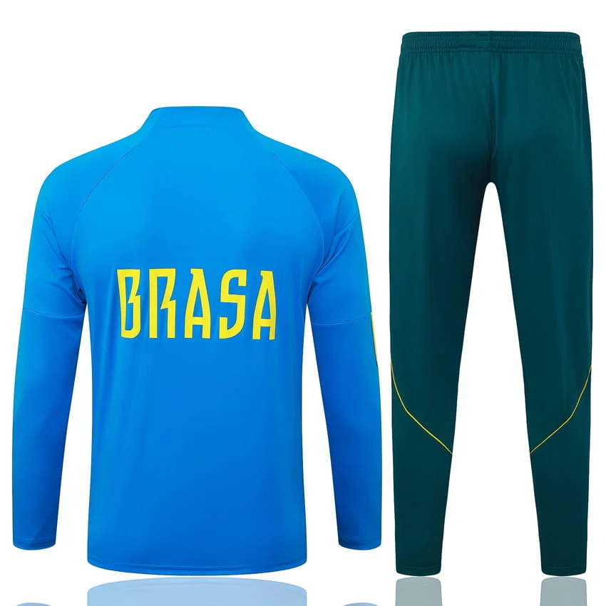 Survetement Bresil Training 2026 2027 Bleu Ciel