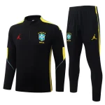 Survetement Bresil Training 2026 2027 Noir Jaune