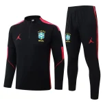 Survetement Bresil Training 2026 2027 Noir Rouge