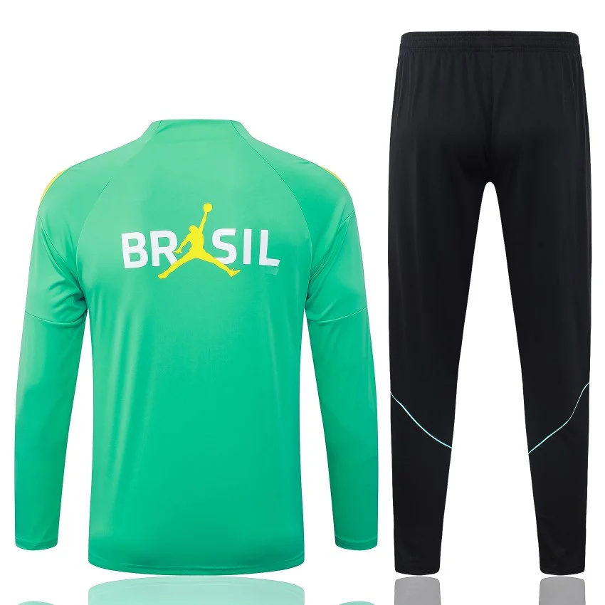 Survetement Bresil Training 2026 2027 Vert Clair