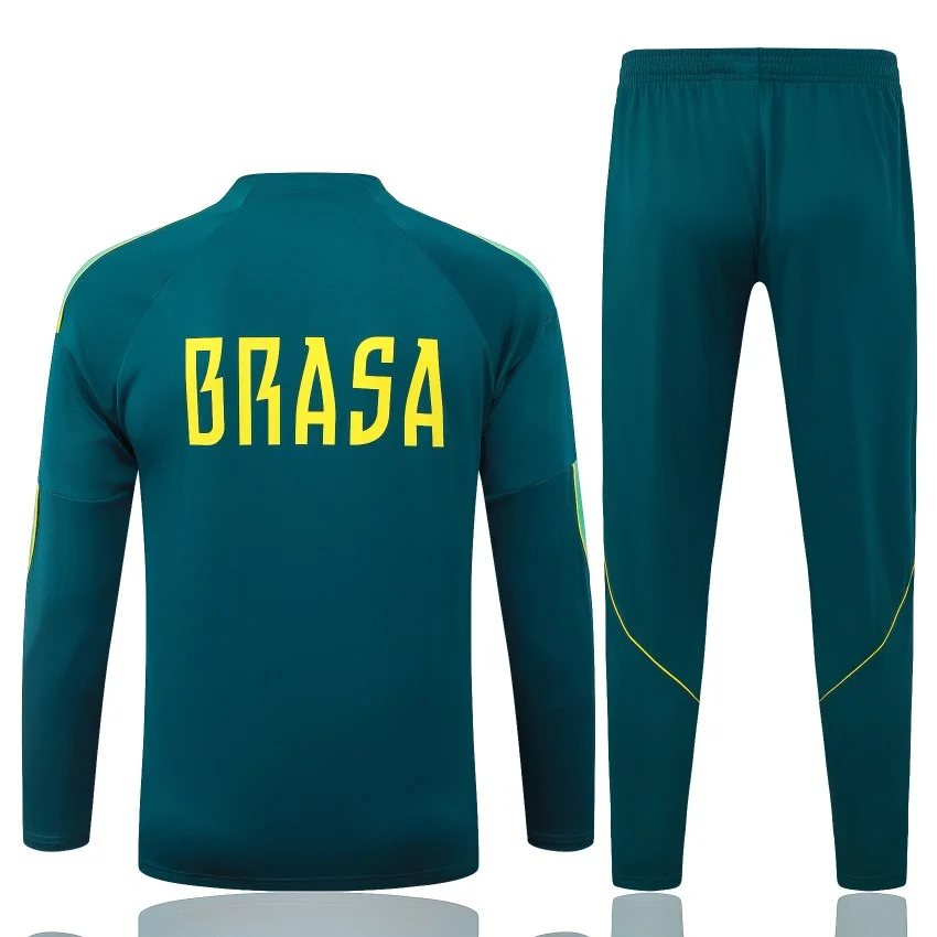 Survetement Bresil Training 2026 2027 Vert Foncé