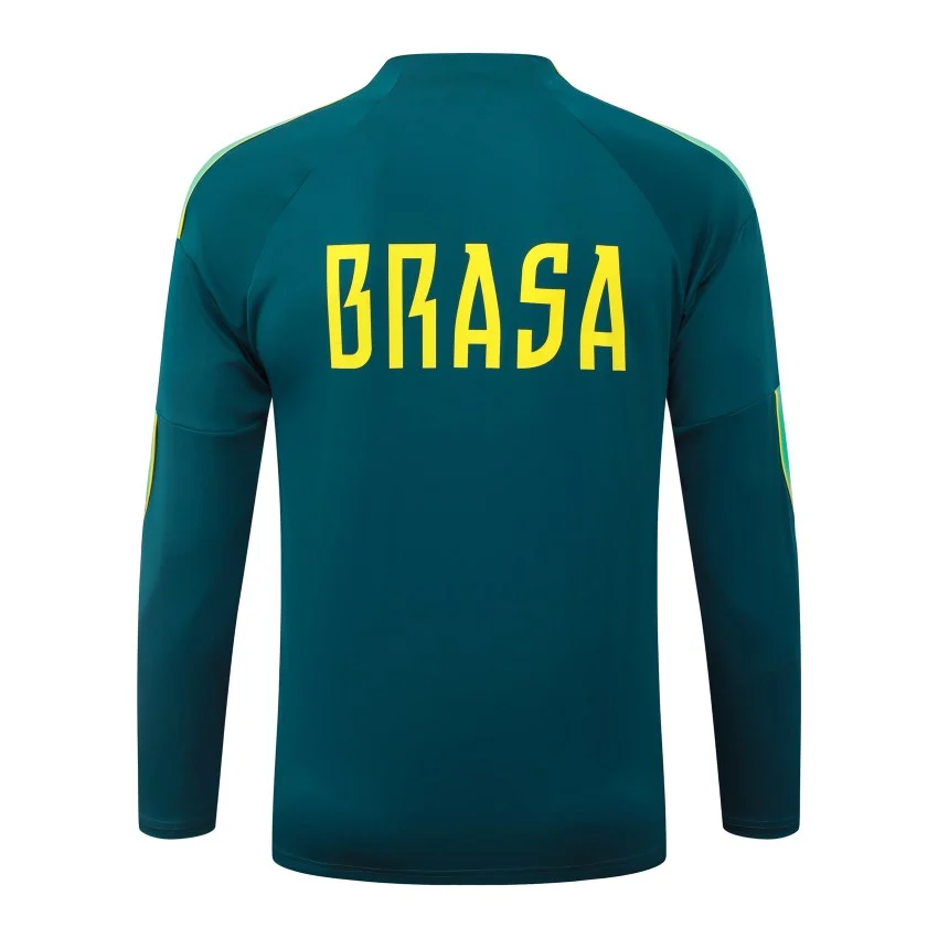 Survetement Bresil Training 2026 2027 Vert Foncé